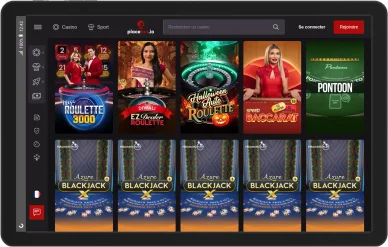 Jeux de table PlaceBet casino.