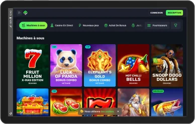 Page d’accueil Luckywave.