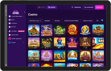 Slotrush machines à sous catalogue.