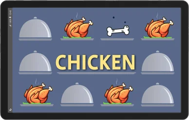 Jeu du poulet casino en ligne.