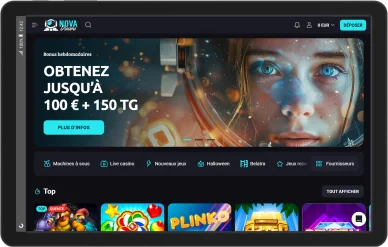 Bonus hebdomadaire de NovaDreams Casino.