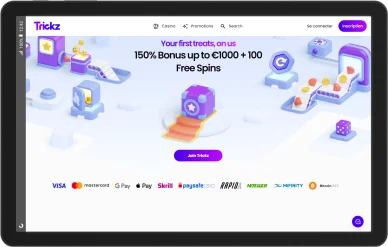 Trickz - meilleur casino sans licence ANJ Trickz casino sans licence en ligne