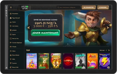 Accueil HeroSpin.