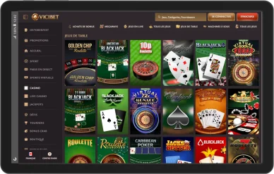 Jeux de table Vicibet.