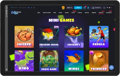 Jeu du Chicken mini-games.