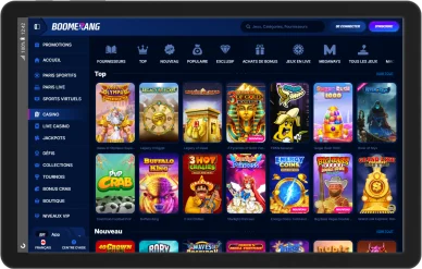 Sélection de jeux populaires BoomerangBet.