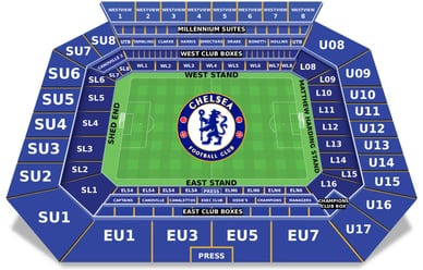 stamford bridge seating plan