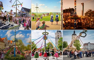 Volksbräuche des Maifestes