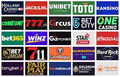 Alle online casinos Nederland