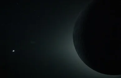 Mission Artemis II Lune sombre dans l’espace lointain.