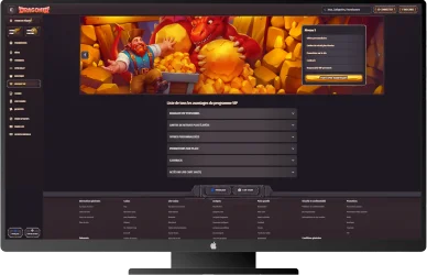 Dragonia programme VIP avantages.