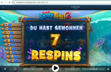 Shark Time 2 Slot im Oceanspins
