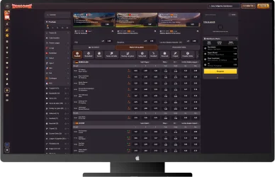 Dragonia paris sportifs interface.