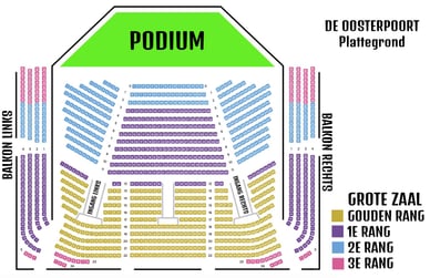 oosterpoort grote zaal plattegrond