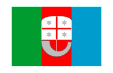 Immagine della bandiera della Regione Liguria Bandiera Liguria
