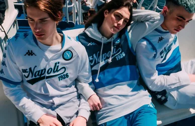 Maglia Kappa per i tifosi della SSC Napoli Influencia Kappa