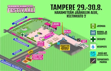 vauhti kiihtyy tampere kartta