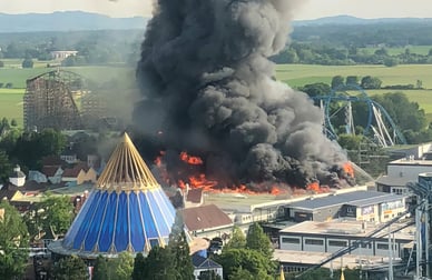 Großbrand im Europa-Park