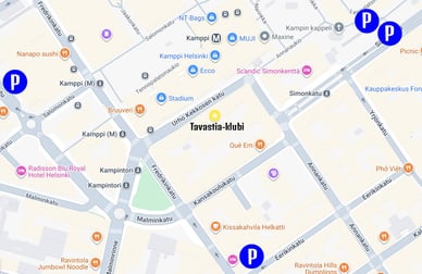 tavastia pysäköinti