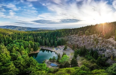 Bergsee Ebertswiese – malerischer See in Thüringen