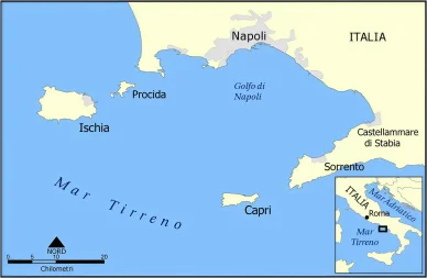 Procida sulla mappa Procida mappa