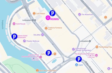 parkeren melkweg amsterdam
