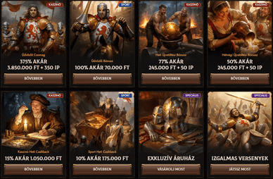Crusado bónuszai, cashback ajánlatai és promóciói