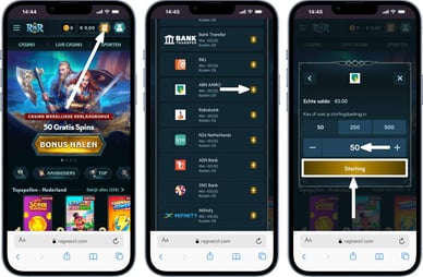 abn amro casino deposit