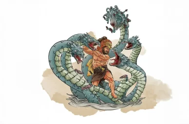 Ο Ηρακλής νίκησε τη Λερναία Ύδρα