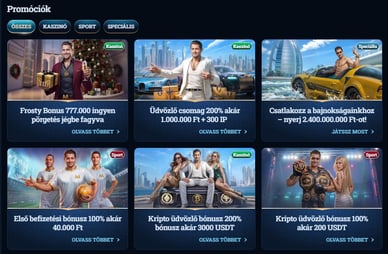 Millioner casino bónusz