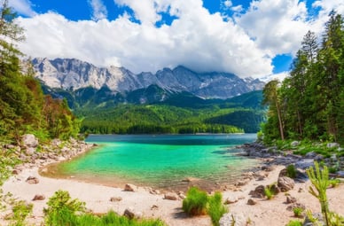 Der Eibsee – ein wunderschöner See an der Zugspitze