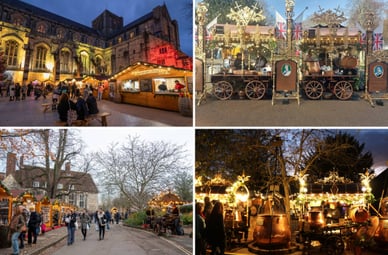 winchester cathedral christmas market photos