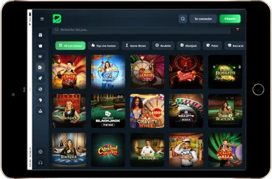 Jeux en direct BetPortal. Casino live BetPortal.