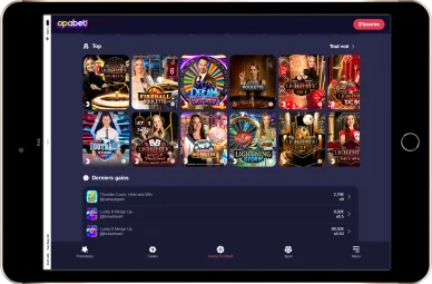 Croupiers en direct sur Opabet Casino.