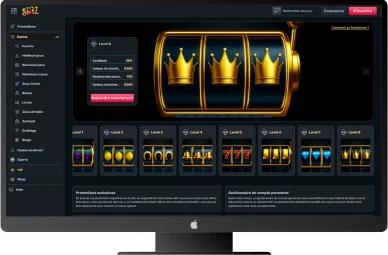 TheSlotz Casino et niveaux VIP. Programme VIP avec cashback sur TheSlotz Casino.