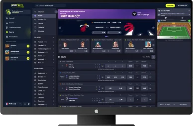 Winzter paris sportifs interface bookmaker.