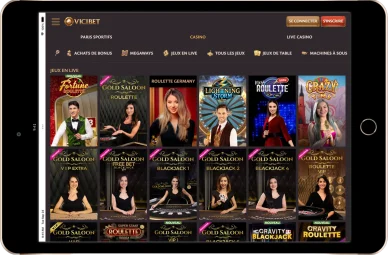 Casino en direct Vicibet.