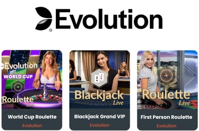 Evolution Gaming pelivalmistajat 