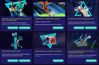 Bónus de apostas desportivas no SpinPlatinum