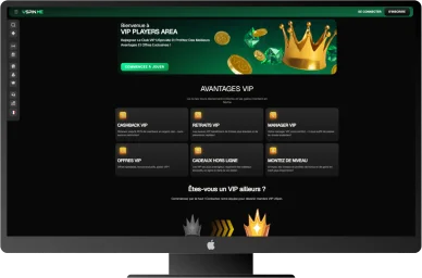 Uspin.Me Casino avantages VIP et cashback.