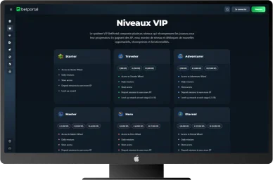 Programme VIP BetPortal. Niveaux VIP BetPortal.