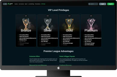 Programme VIP GrandzBet. Niveaux VIP Bronze, Argent, Or et Platine de GrandzBet.