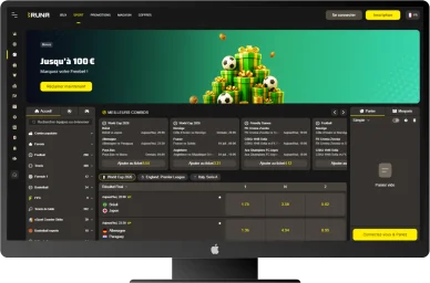 Paris sportifs Runa Casino avec cotes et football.