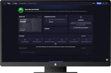 Avantages VIP Spin Aura. Espace VIP Spin Aura.