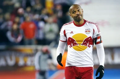Thierry Henry jouant pour les New York Red Bulls en MLS.
