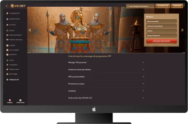 Programme VIP Vicibet.