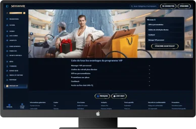 Programme VIP de Millioner Casino.