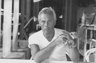 Armani agli inizi della carriera