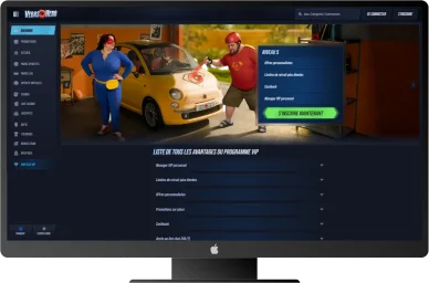 Programme VIP du VegasHero casino.