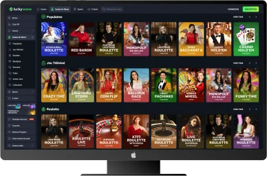 Jeux en direct Luckywave.